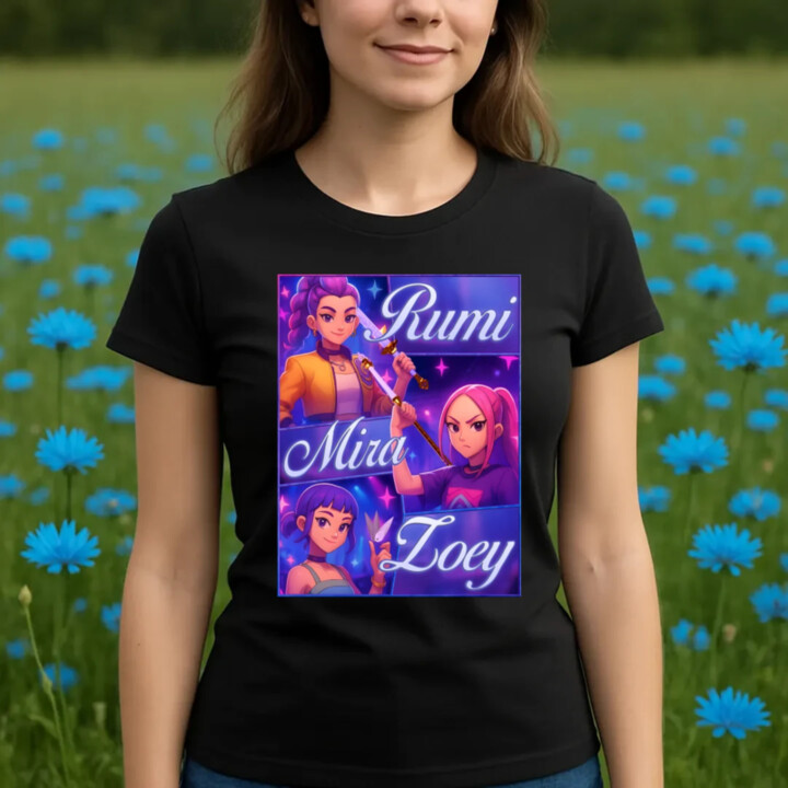 Rumi, Mira a Zoey - dámske tričko s potlačou