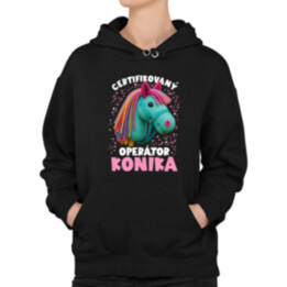 Certifikovaný operátor koníka (hobby horse)  - dámska mikina s potlačou