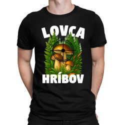 Lovca hríbov - pánske tričko s potlačou