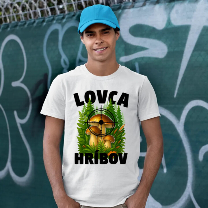 Lovca hríbov - pánske tričko s potlačou