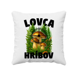 Lovca hríbov - vankúš s potlačou