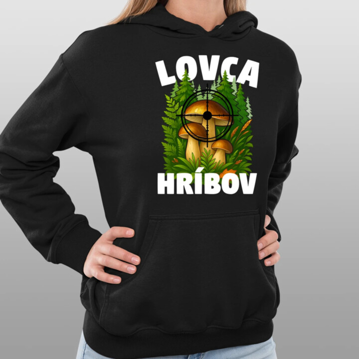 Lovca hríbov  - dámska mikina s potlačou