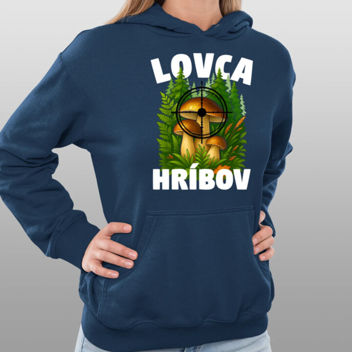 Lovca hríbov  - dámska mikina s potlačou