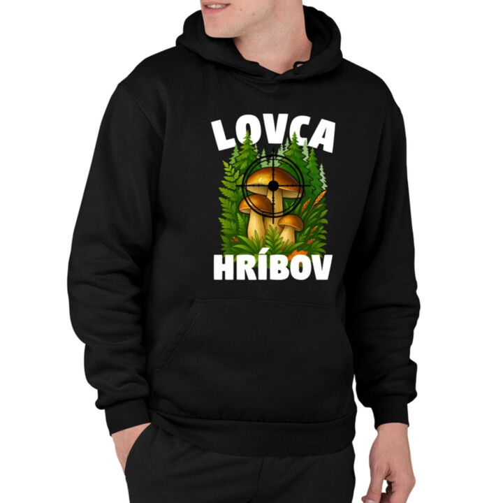 Lovca hríbov  - pánska mikina s potlačou