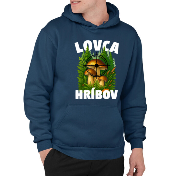 Lovca hríbov  - pánska mikina s potlačou