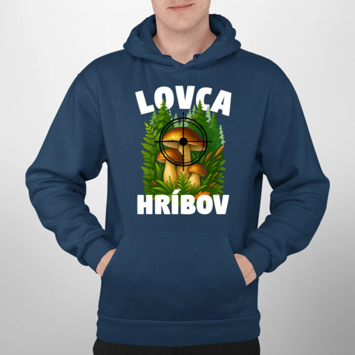 Lovca hríbov  - pánska mikina s potlačou
