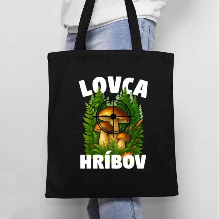 Lovca hríbov - taška s potlačou