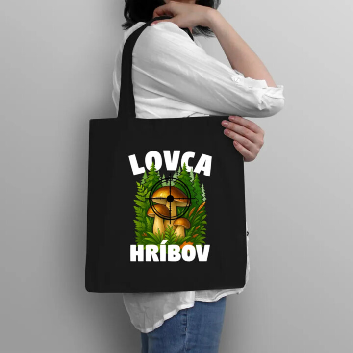 Lovca hríbov - taška s potlačou