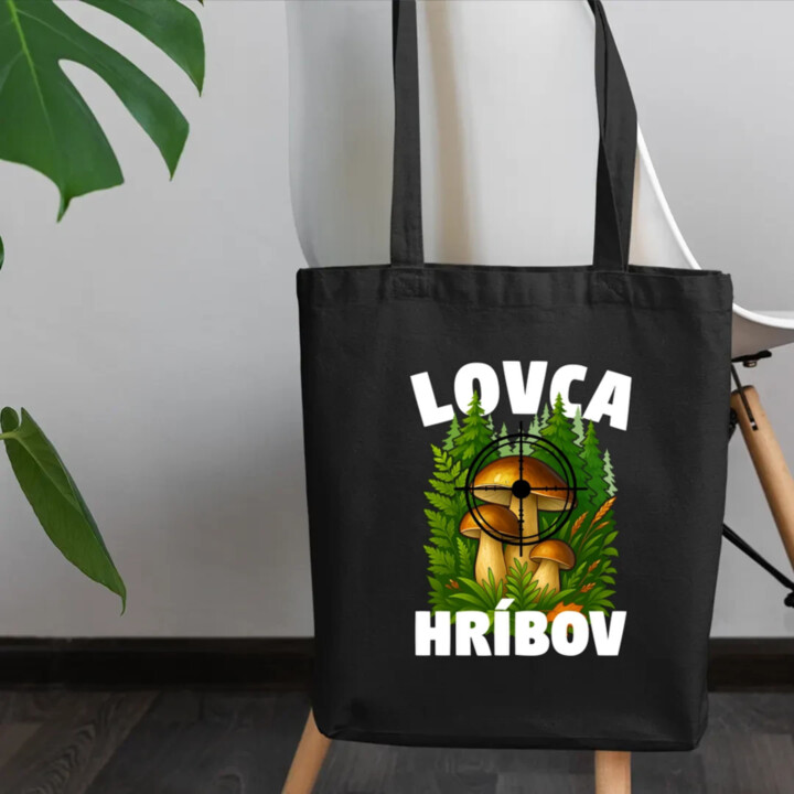 Lovca hríbov - taška s potlačou