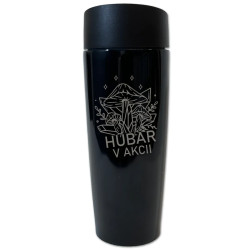 Hubár v akcii - termo hrnček s gravírem