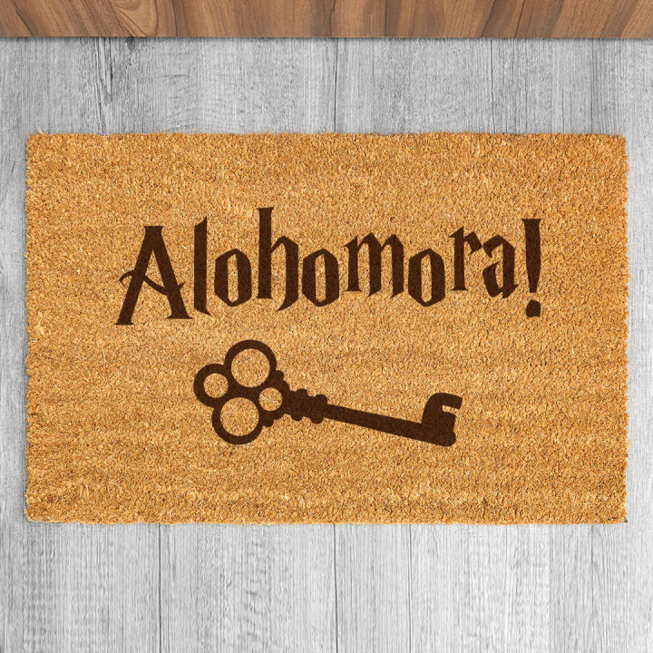 Alohomora! - rohožka pred dvere s gravírovaním