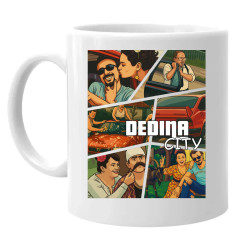 Dedina city - keramický hrnček s potlačou pre fanúšikov seriálu Horná Dolná