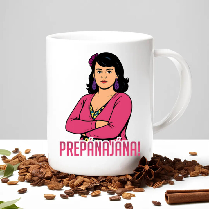 Prepánajána! - pre fanúšikov seriálu Horná Dolná - keramický hrnček s potlačou