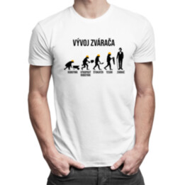 Vývoj zvárača - pánske tričko s potlačou