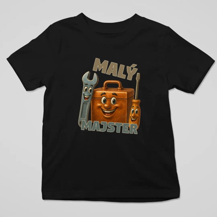 Malý majster - detské tričko s potlačou