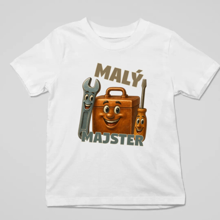 Malý majster - detské tričko s potlačou