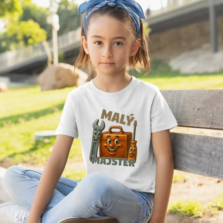 Malý majster - detské tričko s potlačou