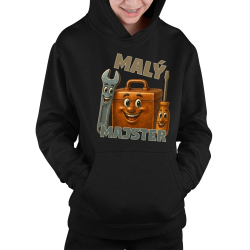 Malý majster - detská mikina s kapucňou