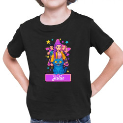 Rumi, Mira i Zoey - detské tričko s potlačou pre fanúšikov huntrix kpop demon hunters - personalizovaný produkt