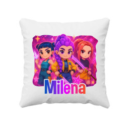 Huntrix s menom - vankúš s potlačou pre fanúšikov huntrix KPop Demon Hunters - personalizovaný produkt