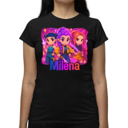 Huntrix s menom - dámske tričko s potlačou pre fanúšikov huntrix KPop Demon Hunters - personalizovaný produkt