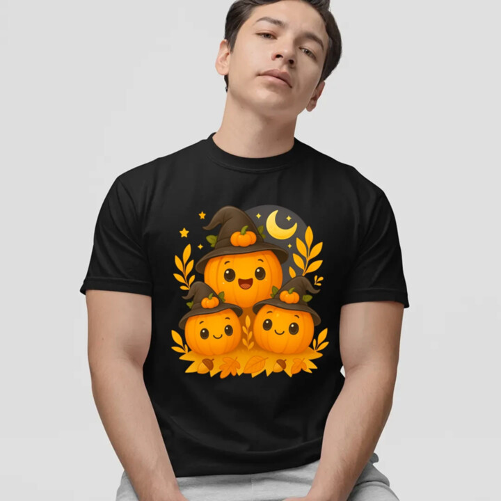 Deň tekvíc - halloween - tekvica - pánske tričko s potlačou