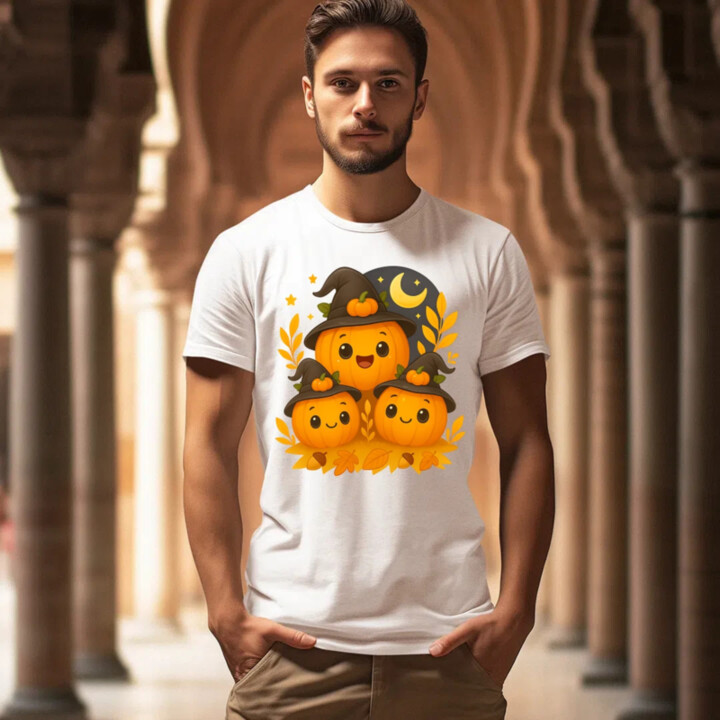 Deň tekvíc - halloween - tekvica - pánske tričko s potlačou