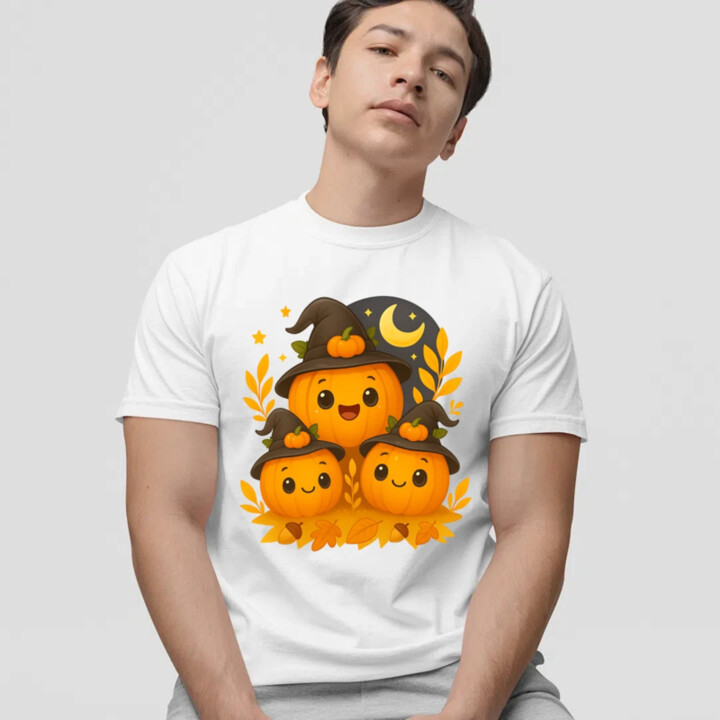 Deň tekvíc - halloween - tekvica - pánske tričko s potlačou