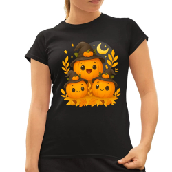 Deň tekvíc - halloween - tekvica - dámske tričko s potlačou