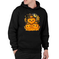 Deň tekvíc - halloween - tekvica  - pánska mikina s potlačou