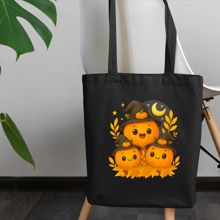 Deň tekvíc - halloween - tekvica - taška s potlačou