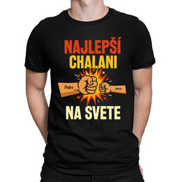 Najlepší chalani na svete - mená - pánske tričko s potlačou - personalizovaný produkt