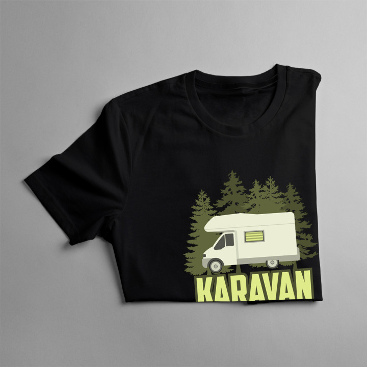 Karavan je môj útek z reality - pánske tričko s potlačou