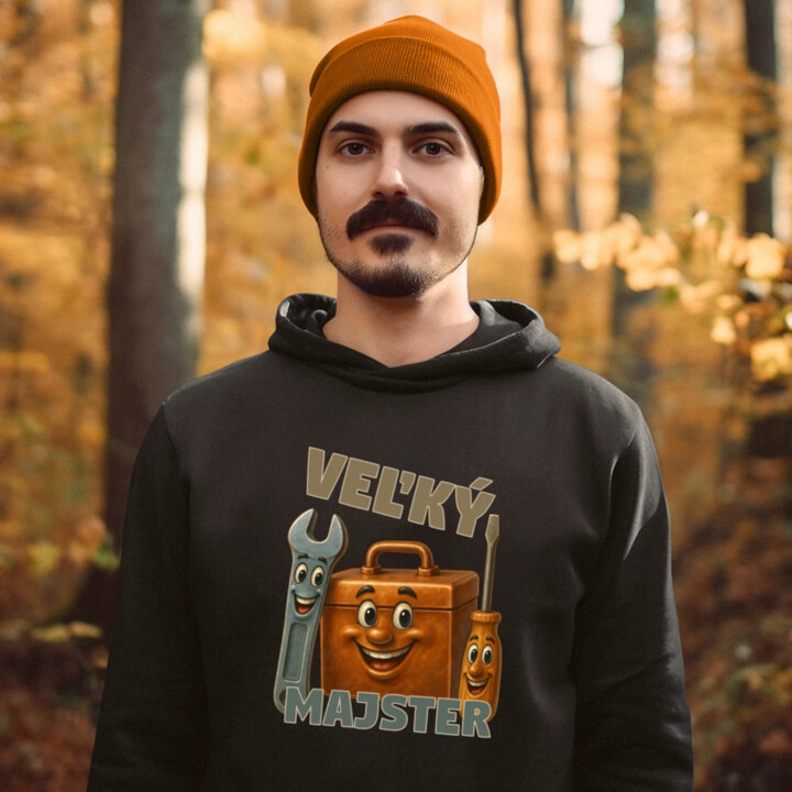 Veľký majster  - pánska mikina s potlačou