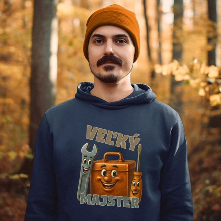Veľký majster  - pánska mikina s potlačou