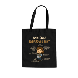 Anatómia rybárovej ženy - taška s potlačou