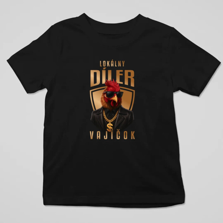 Lokálny díler vajíčok v2 - detské tričko s potlačou