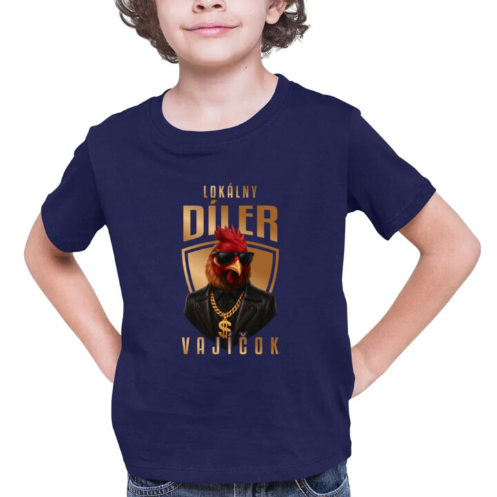 Lokálny díler vajíčok v2 - detské tričko s potlačou