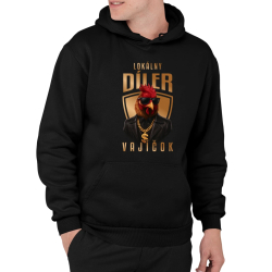 Lokálny díler vajíčok v2  - pánska mikina s potlačou