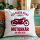 Keď budem veľký, budem motorkár ako môj dedo - vankúš s potlačou