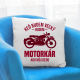 Keď budem veľký, budem motorkár ako môj dedo - vankúš s potlačou