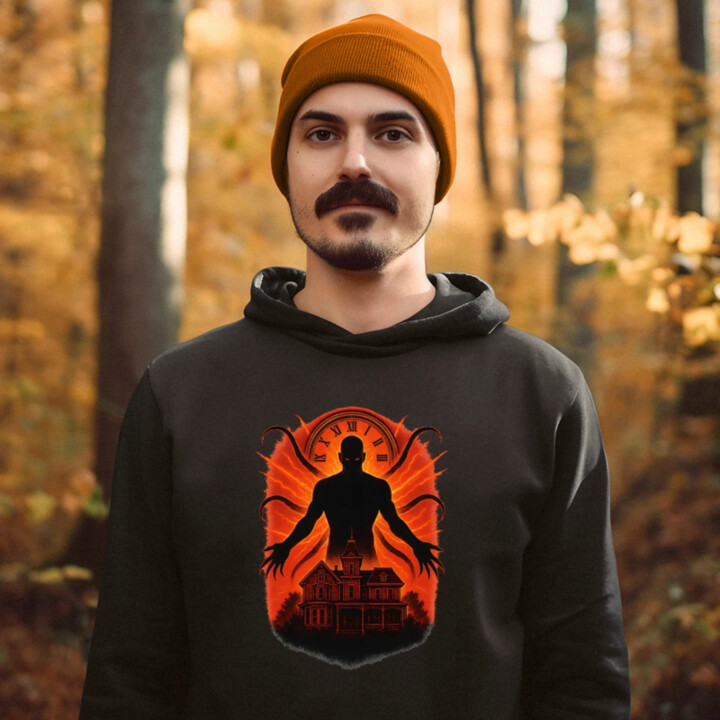 Dom Večný – pre fanúšikov seriálu Stranger Things  - pánska mikina s potlačou