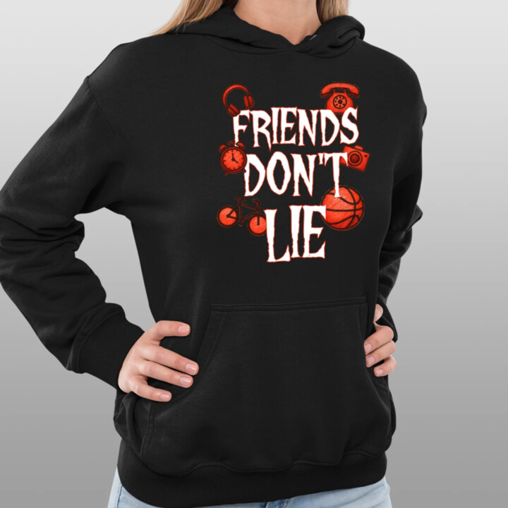 Friends don't lie – pre fanúšikov seriálu Stranger Things  - dámska mikina s potlačou