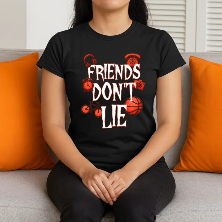 Friends don't lie – pre fanúšikov seriálu Stranger Things - dámske tričko s potlačou