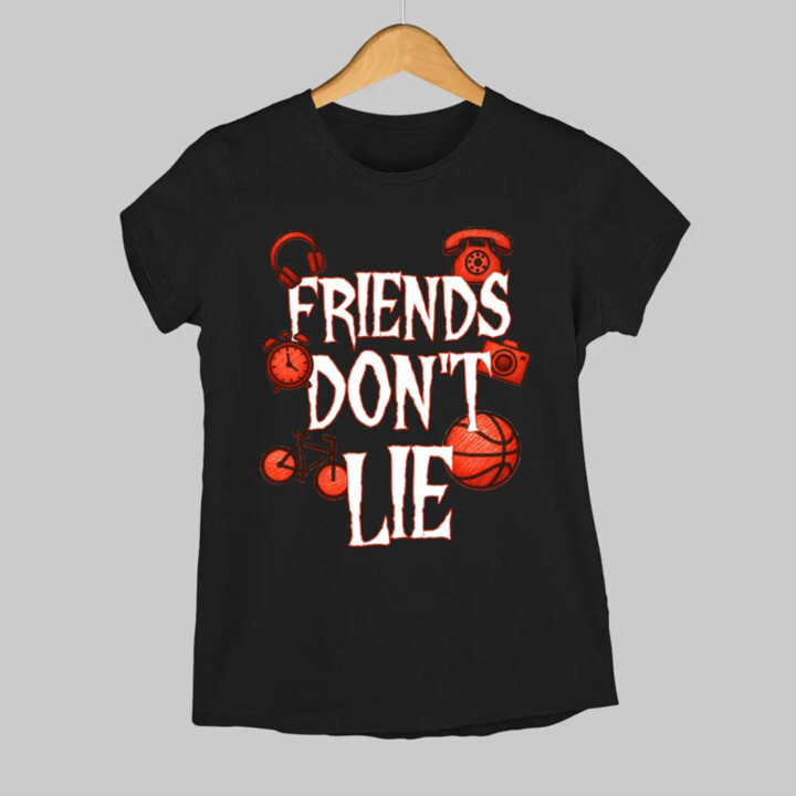 Friends don't lie – pre fanúšikov seriálu Stranger Things - dámske tričko s potlačou