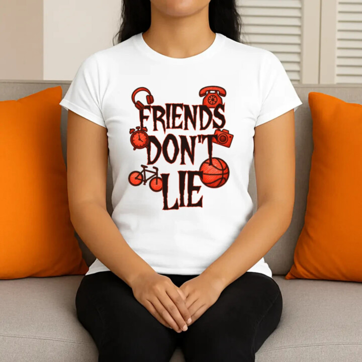 Friends don't lie – pre fanúšikov seriálu Stranger Things - dámske tričko s potlačou