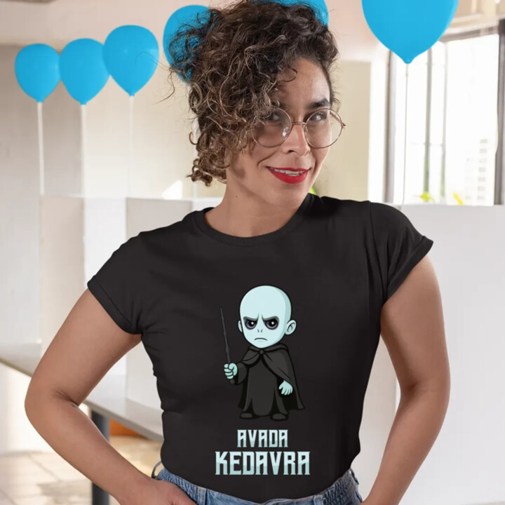 Avada Kedavra - Pre fanúšikov série Harry Potter - dámske tričko s potlačou