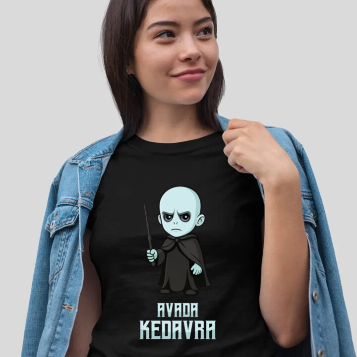 Avada Kedavra - Pre fanúšikov série Harry Potter - dámske tričko s potlačou