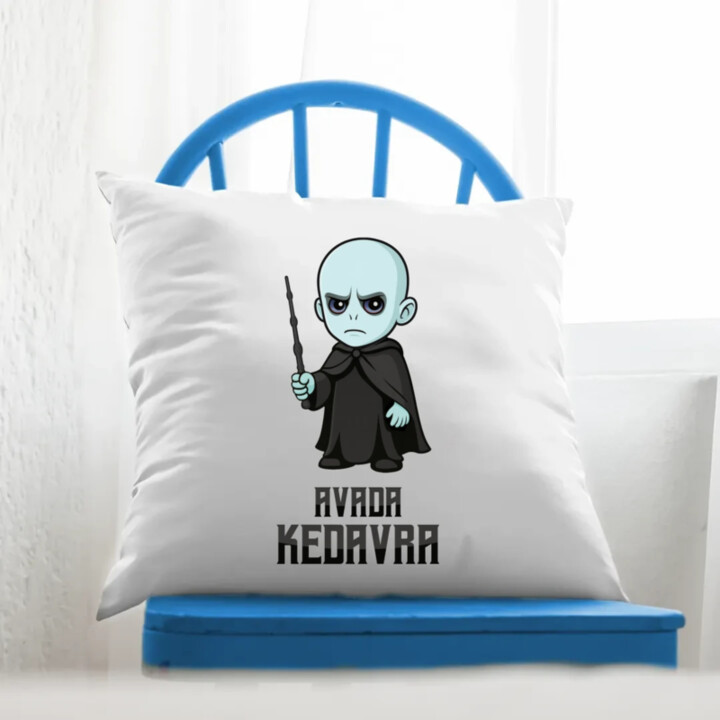 Avada Kedavra - Pre fanúšikov série Harry Potter - vankúš s potlačou