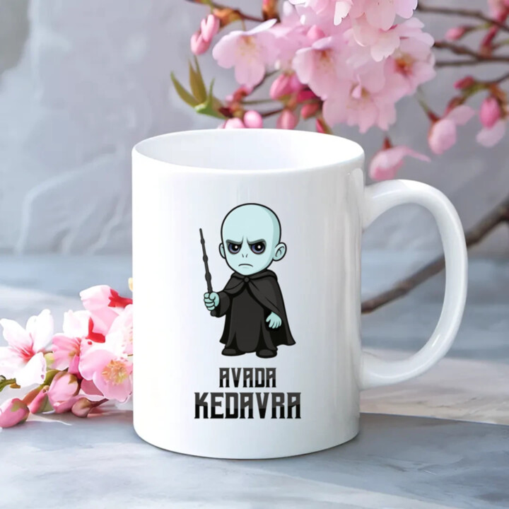 Avada Kedavra - Pre fanúšikov série Harry Potter - keramický hrnček s potlačou